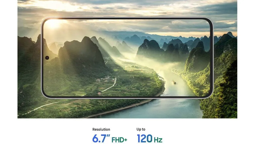 صفحه‌نمایش گلکسی S25 FE