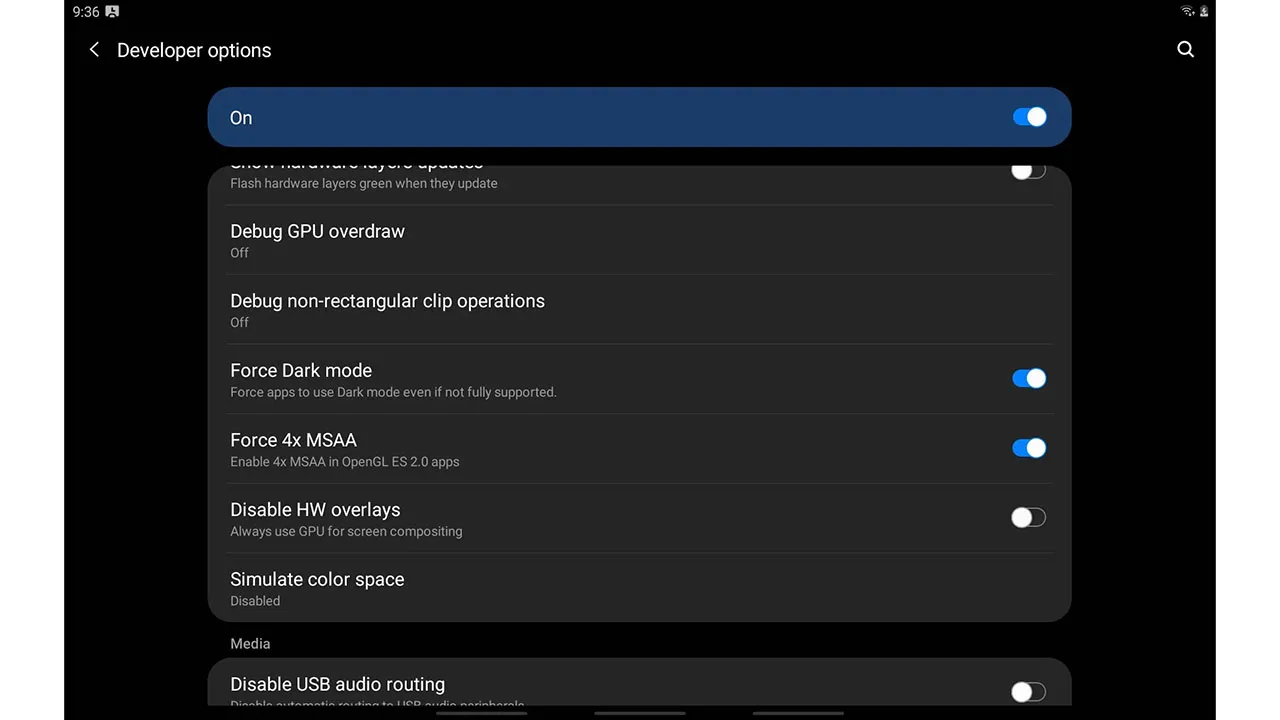 ورود به منطقه حرفه‌ای‌ها: Developer Options