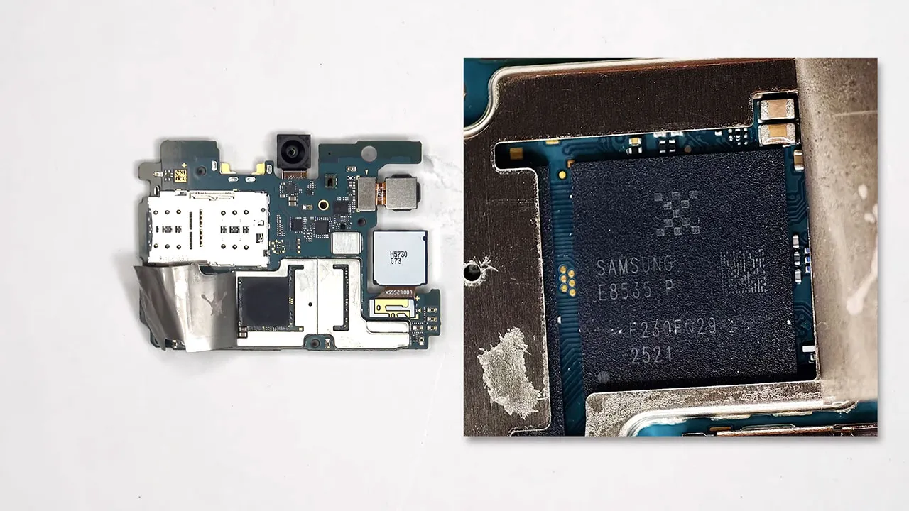 samsung a17 5g teardown 9 کالبدشکافی گوشی Samsung A17 5G