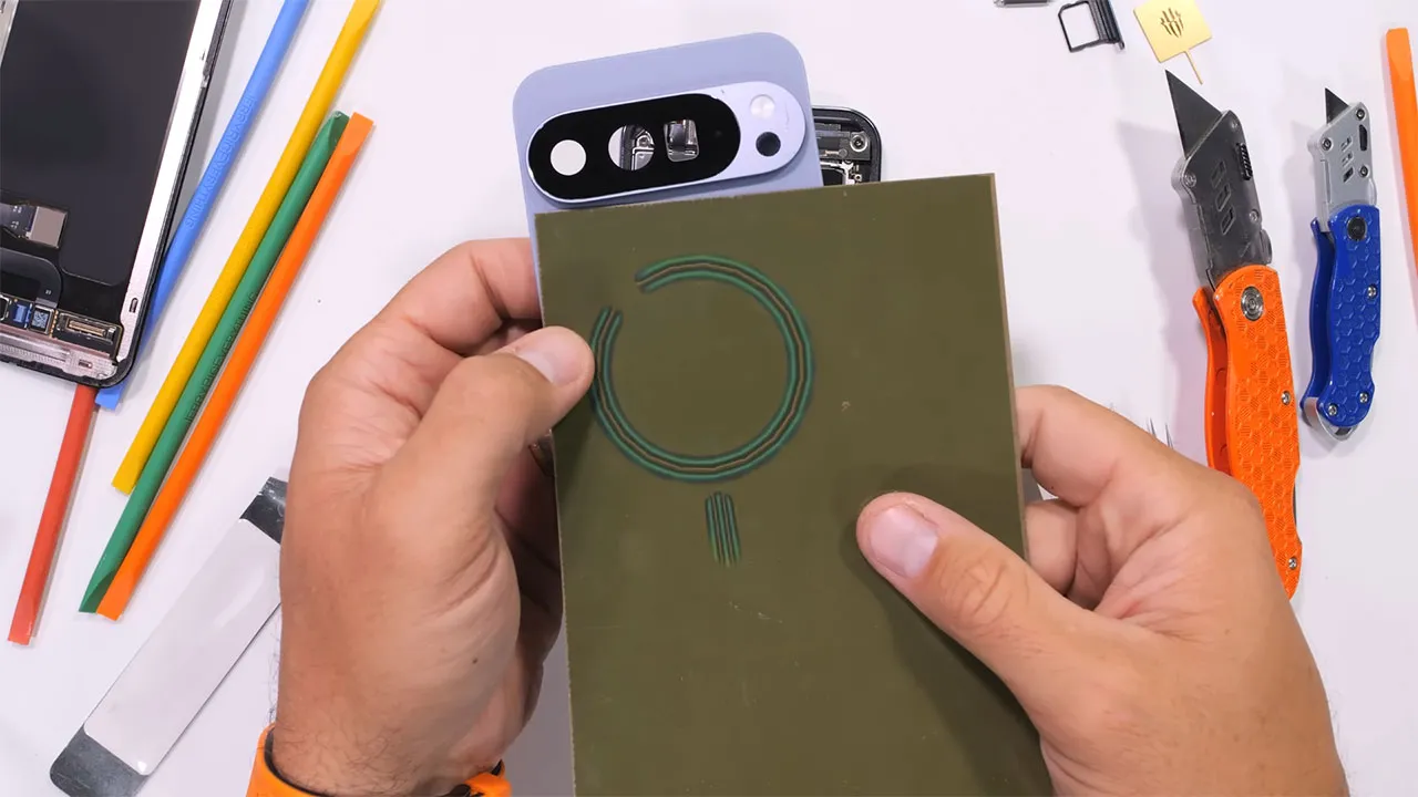 google pixel 10 pro xl teardown 9 کالبدشکافی گوشی Pixel 10 Pro XL گوگل