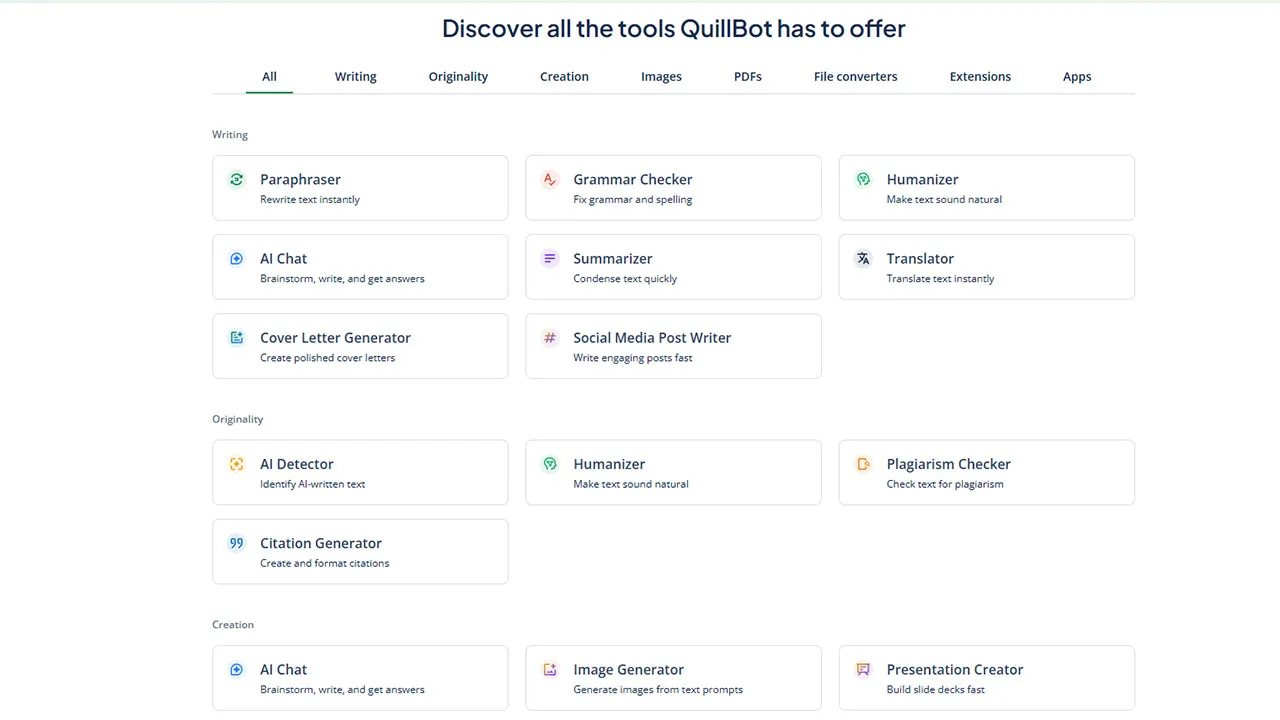 ۱۰. افزونه Quillbot؛ جادوگر کلمات و ناجی نگارش حرفه‌ای